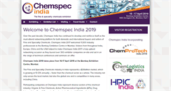 Desktop Screenshot of chemspecindia.com